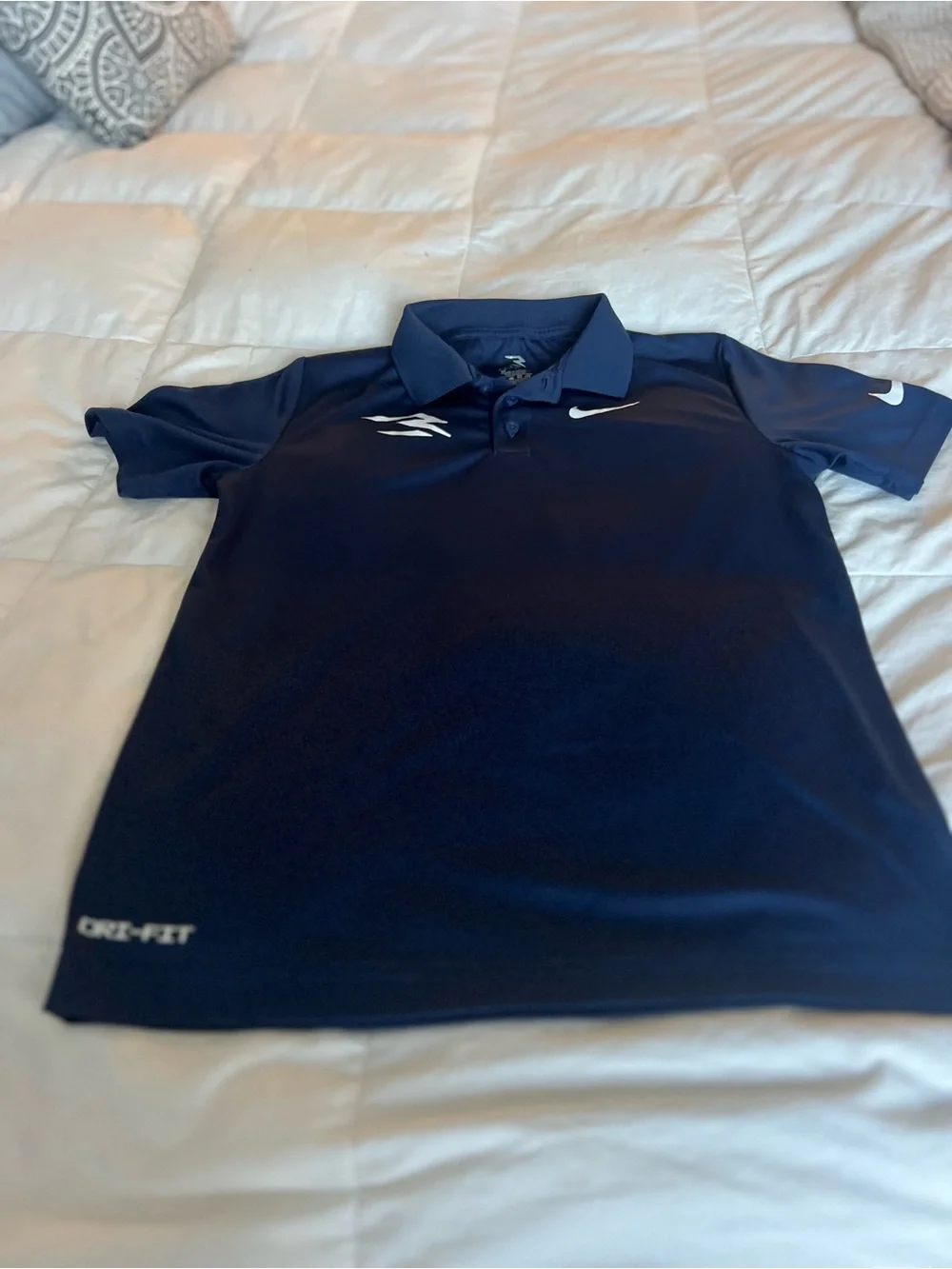 Nike Navy Blue Dri-FIT Polo Shirt